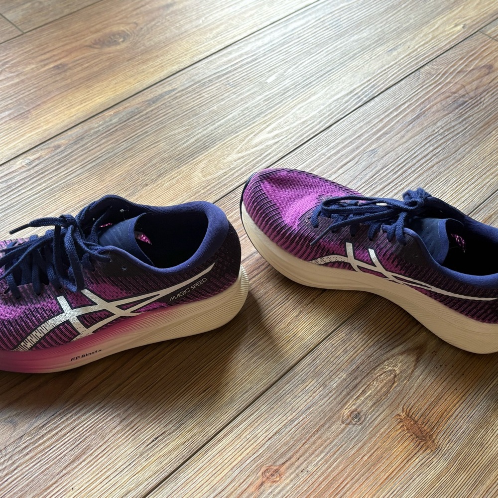 ASICS Women's Athletic Shoes in Purple and Navy